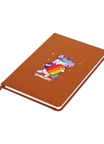 Блокнот А5 Лайки (Likee) Unicorn Оранжевый (92228-1469-OG) MobiPrint (257322838)