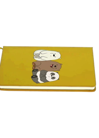 Блокнот А5 Три медведя (We Bare bears) Желтый (92228-1774-SY) MobiPrint (257322548)