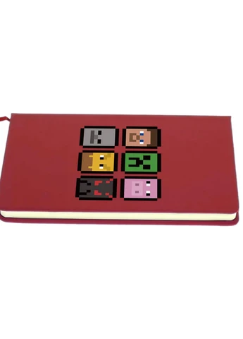 Блокнот А5 Майнкрафт (Minecraft) Красный (92228-1173-RD) MobiPrint (257325293)