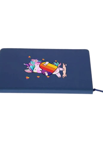 Блокнот А5 Лайки (Likee) Unicorn Темно-синій (92228-1469-NB) MobiPrint (257328937)