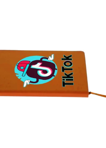 Блокнот А5 Tik Tok Оранжевый (92228-1712-OG) MobiPrint (257327157)