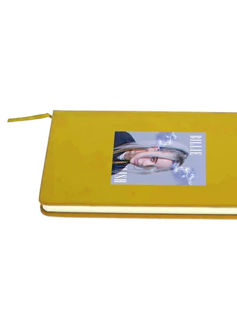 Блокнот А5 Билли Айлиш (Billie Eilish) Желтый (92228-1603-SY) MobiPrint (257327134)