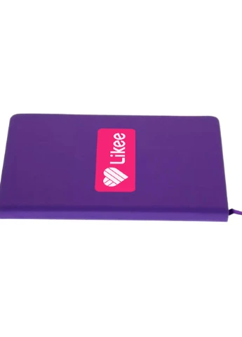 Блокнот А5 Лайк (Likee) Фіолетовий (92228-1042-PU) MobiPrint (257321565)