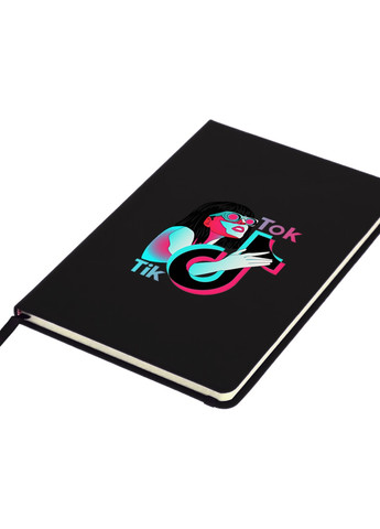Блокнот А5 Тік Тік (Tik Tok Girl) Чорний (92228-1647-BK) MobiPrint (257326025)