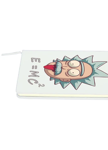 Блокнот А5 Рік та Морті (Rick and Morty) Білий (92228-1962-WT) MobiPrint (257322171)