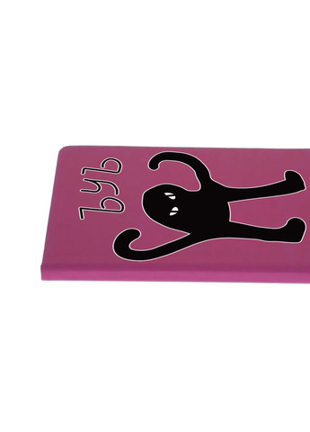 Блокнот А5 чорний кіт Малиновий (92228-1331-FU) MobiPrint (257329160)