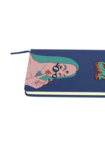 Блокнот А5 Sweet girl Темно-синий (92228-1638-NB) MobiPrint (257321697)