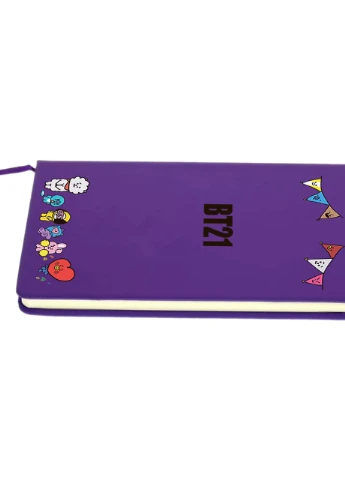 Блокнот А5 БТС (BTS) Фіолетовий (92228-1168-PU) MobiPrint (257321754)