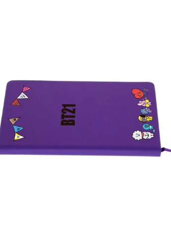 Блокнот А5 БТС (BTS) Фіолетовий (92228-1168-PU) MobiPrint (257321754)