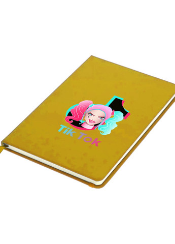 Блокнот А5 Тік Струм (Tik Tok Harley Quinn) Жовтий (92228-1646-SY) MobiPrint (257322175)