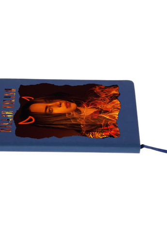Блокнот А5 Біллі Айліш (Billie Eilish) Темно-синій (92228-1602-NB) MobiPrint (257325327)