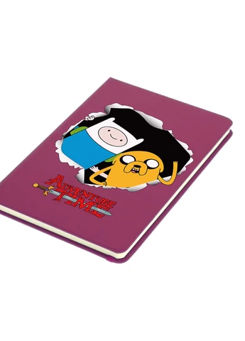 Блокнот А5 Фін і Джейк пес (Finn & Jake the dog) Малиновий (92228-1581-FU) MobiPrint (257322726)