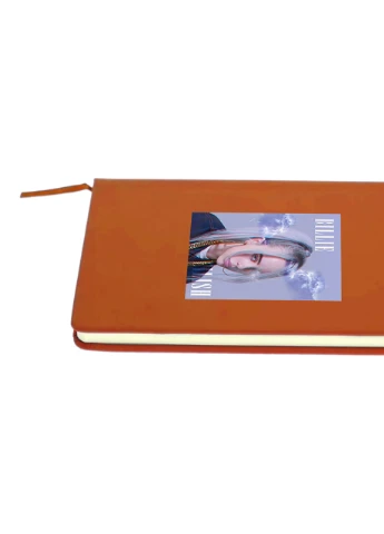 Блокнот А5 Біллі Айліш (Billie Eilish) Помаранчевий (92228-1603-OG) MobiPrint (257322066)