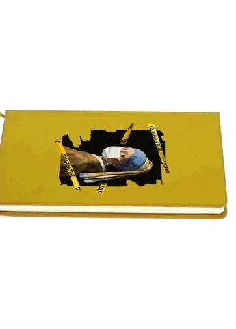 Блокнот А5 Дівчина з перлами Жовтий (92228-1417-SY) MobiPrint (257327834)