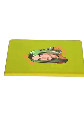 Блокнот А5 Біллі Айліш (Billie Eilish) Салатовий (92228-1599-LM) MobiPrint (257323104)