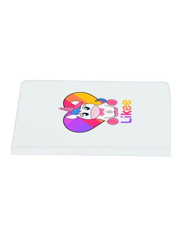 Блокнот А5 Лайки Единорог (Likee Unicorn) Белый (92228-1594-WT) MobiPrint (257323898)