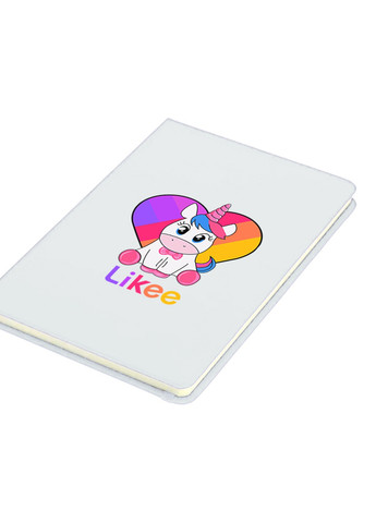 Блокнот А5 Лайки Единорог (Likee Unicorn) Белый (92228-1594-WT) MobiPrint (257323898)