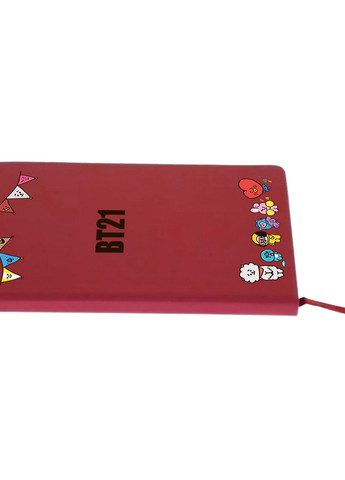 Блокнот А5 БТС (BTS) Червоний (92228-1168-RD) MobiPrint (257324348)