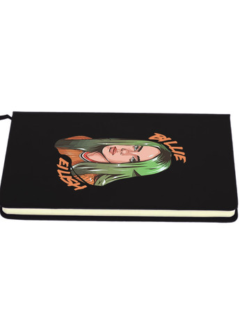 Блокнот А5 Билли Айлиш (Billie Eilish) Черный (92228-1599-BK) MobiPrint (257324086)