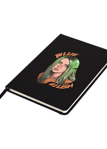 Блокнот А5 Билли Айлиш (Billie Eilish) Черный (92228-1599-BK) MobiPrint (257324086)
