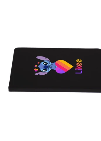 Блокнот А5 Стич Лайки (Stitch Likee) Чорний (92228-1596-BK) MobiPrint (257326441)