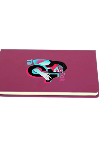 Блокнот А5 Тік Тік (Tik Tok Girl) Малиновий (92228-1647-FU) MobiPrint (257329049)