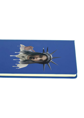 Блокнот А5 Біллі Айліш (Billie Eilish) Світло-блакитний (92228-1583-SK) MobiPrint (257324351)
