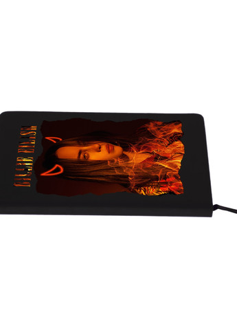 Блокнот А5 Билли Айлиш (Billie Eilish) Черный (92228-1602-BK) MobiPrint (257327553)
