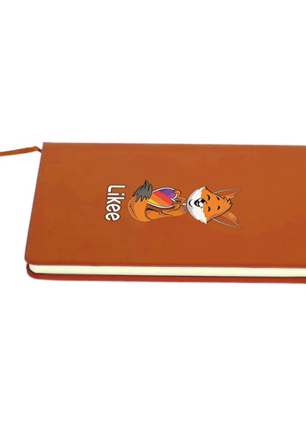 Блокнот А5 Лайк Лисичка (Likee Fox) Оранжевый (92228-1033-OG) MobiPrint (257328872)