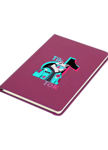 Блокнот А5 Тик Ток (Tik Tok Dog) Малиновый (92228-1645-FU) MobiPrint (257322724)