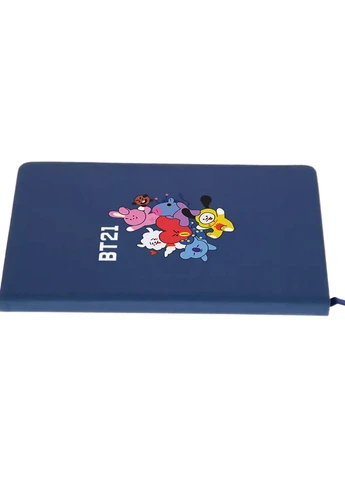 Блокнот А5 БТС (BTS) Темно-синій (92228-1166-NB) MobiPrint (257327171)