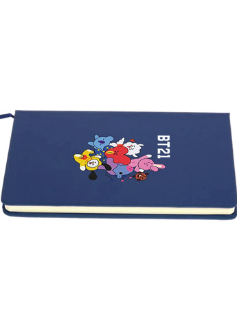 Блокнот А5 БТС (BTS) Темно-синій (92228-1166-NB) MobiPrint (257327171)