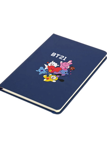 Блокнот А5 БТС (BTS) Темно-синій (92228-1166-NB) MobiPrint (257327171)