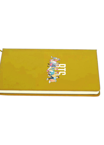 Блокнот А5 БТС (BTS) Желтый (92228-1061-SY) MobiPrint (257322427)