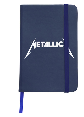 Блокнот А5 Металика (Metallica) Темно-синий (92228-1965-NB) MobiPrint (257321792)
