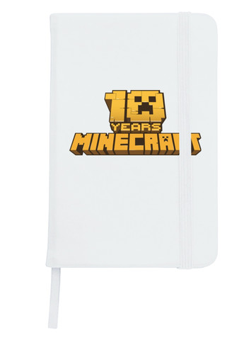 Блокнот А5 Майнкрафт (Minecraft) Белый (92228-1171-WT) MobiPrint (257327614)