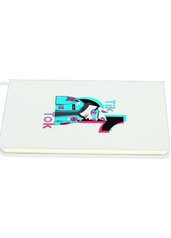 Блокнот А5 Тік Струм (Tik Tok Dog) Білий (92228-1645-WT) MobiPrint (257327425)
