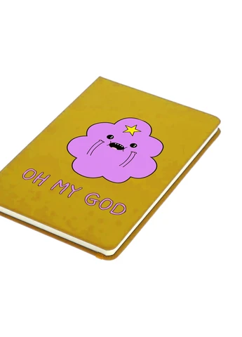 Блокнот А5 Принцесса пупырка (Lumpy Space Princess) Желтый (92228-1575-SY) MobiPrint (257327848)