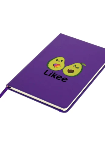 Блокнот А5 Лайк Авокадо (Likee Avocado) Фіолетовий (92228-1031-PU) MobiPrint (257321725)