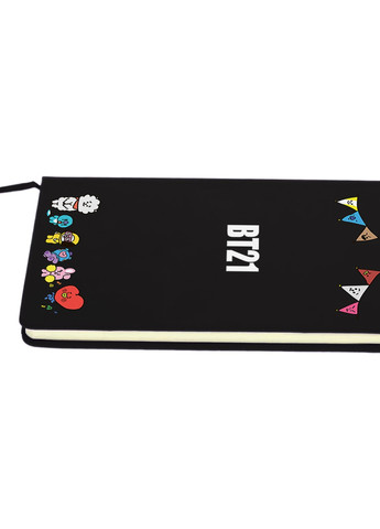 Блокнот А5 БТС (BTS) Чорний (92228-1168-BK) MobiPrint (257324037)