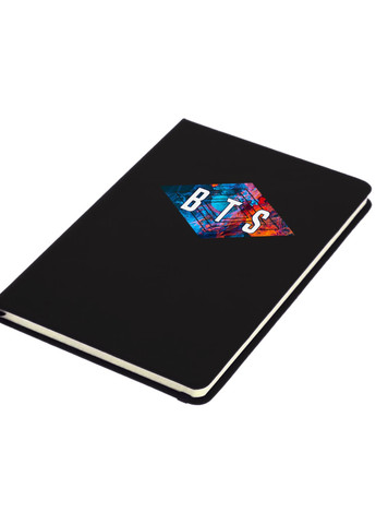 Блокнот А5 БТС (BTS) Черный (92228-1062-BK) MobiPrint (257324710)