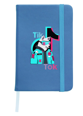 Блокнот А5 Тик Ток (Tik Tok Dog) Светло-голубой (92228-1645-SK) MobiPrint (257328450)
