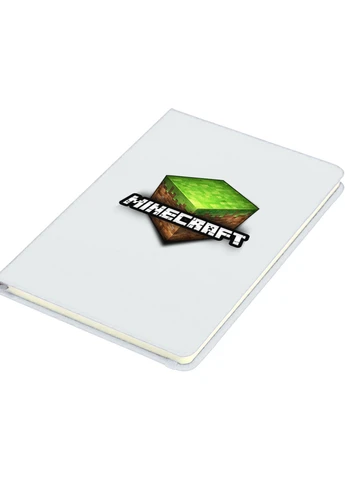 Блокнот А5 Майнкрафт (Minecraft) Белый (92228-1174-WT) MobiPrint (257321650)