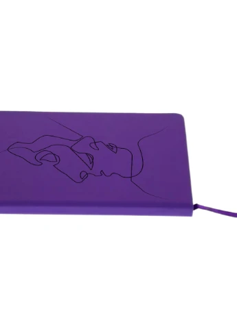 Блокнот А5 Контурный минимализм Фиолетовый (92228-1356-PU) MobiPrint (257328555)