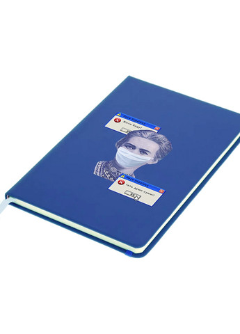 Блокнот А5 Леся Украинка Светло-голубой (92228-1428-SK) MobiPrint (257324228)