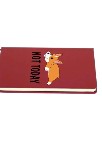 Блокнот А5 Не сегодня (Not Today) Красный (92228-2019-RD) MobiPrint (257325361)