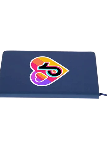 Блокнот А5 Лайк та ТікТок Темно-синій (92228-1559-NB) MobiPrint (257327491)