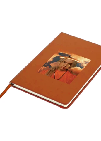 Блокнот А5 Билли Айлиш (Billie Eilish) Оранжевый (92228-1600-OG) MobiPrint (257321413)