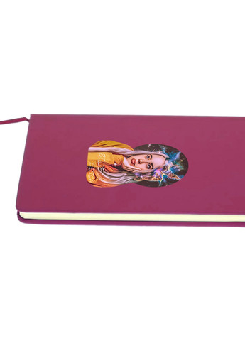 Блокнот А5 Біллі Айліш (Billie Eilish) Малиновий (92228-1605-FU) MobiPrint (257323279)