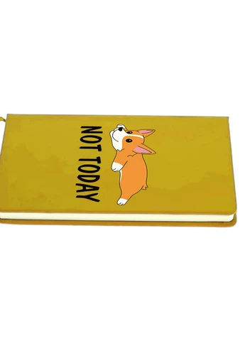Блокнот А5 Не сьогодні (Not Today) Жовтий (92228-2019-SY) MobiPrint (257328916)